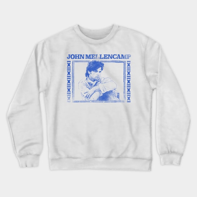 John Mellencamp //// Vintage Style Faded Design Crewneck Sweatshirt by DankFutura